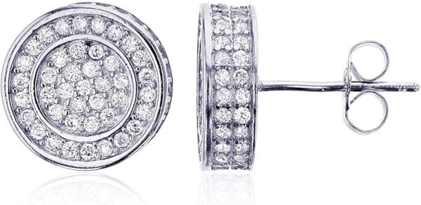 Round Stud Earrings